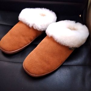 Sheep skin slippers